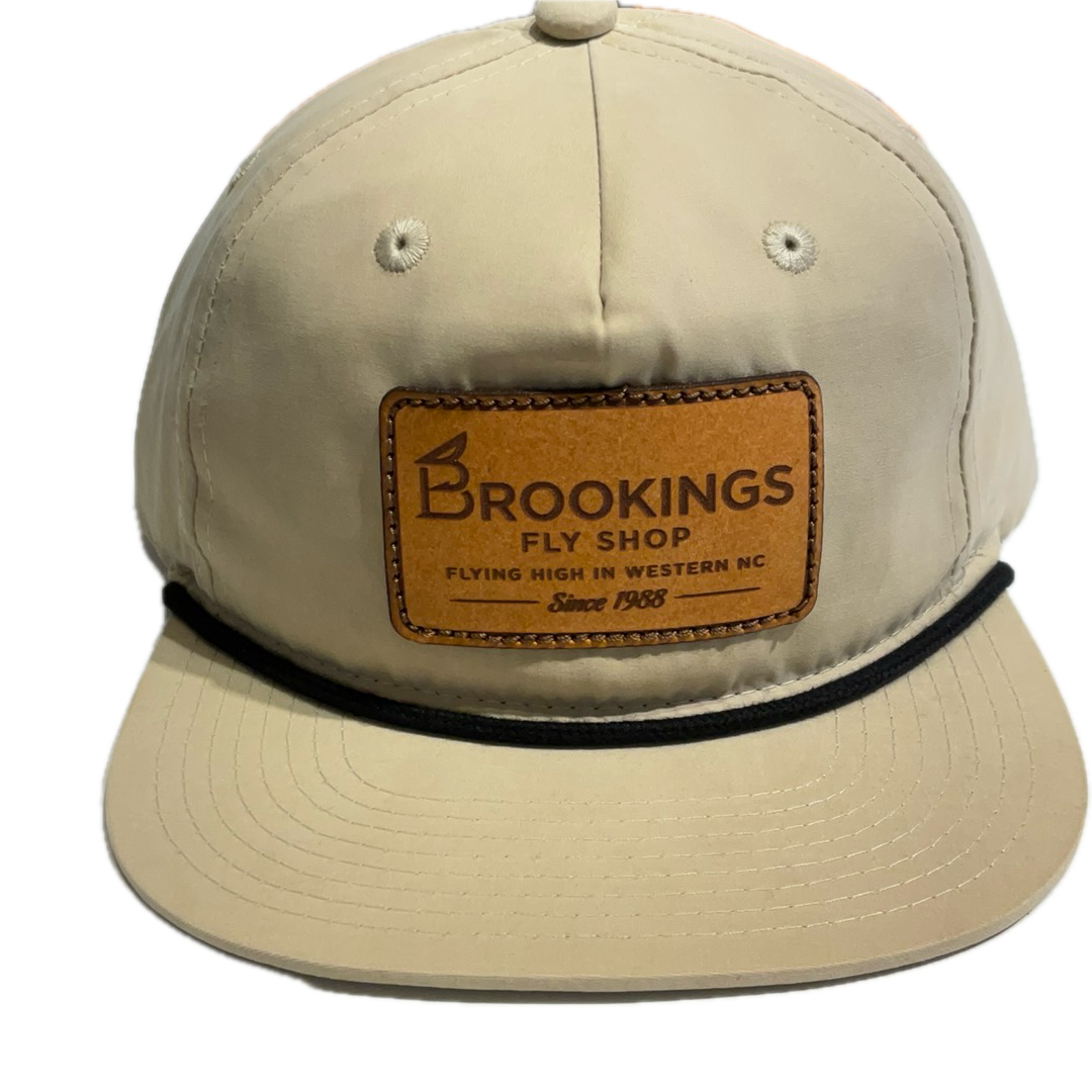 Brookings Leather Fly Shop Patch Rope Hat