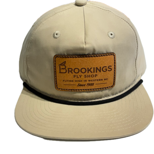 Brookings Leather Fly Shop Patch Rope Hat