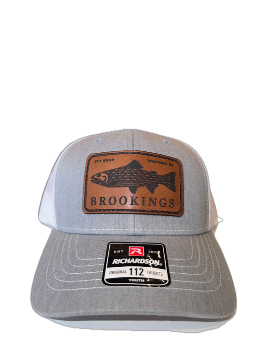 Youth Brookings Leather Trout Patch Trucker