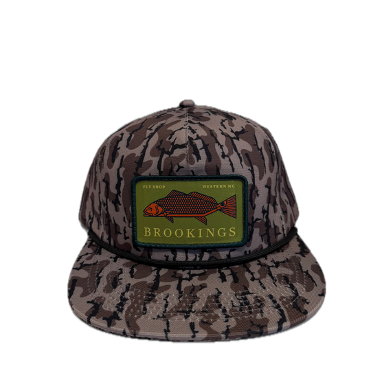 Brookings Redfish Logo Rope Hat