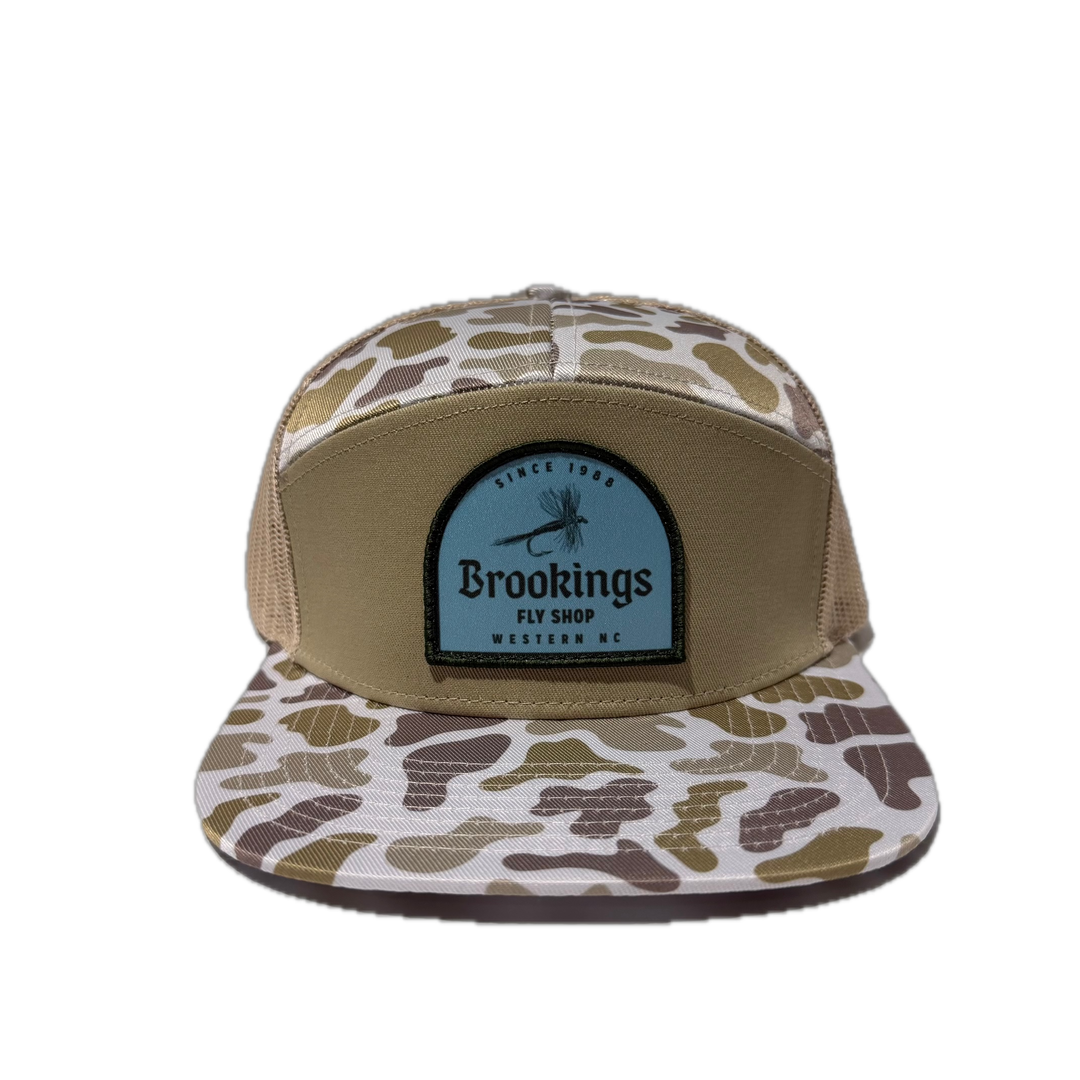 Brookings Blue Semi Circle Logo Trucker Hat