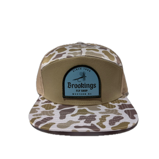 Brookings Blue Semi Circle Logo Trucker Hat