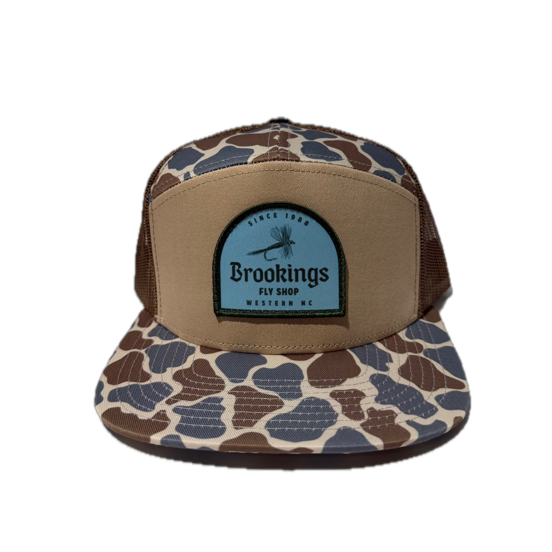 Brookings Blue Semi Circle Logo Trucker Hat
