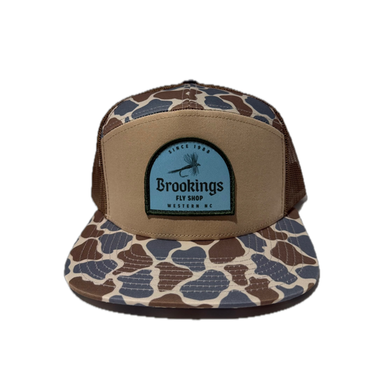 Brookings Blue Semi Circle Logo Trucker Hat