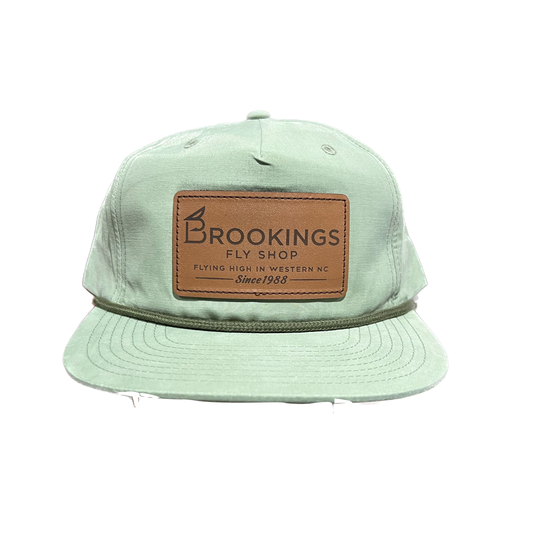 Brookings Leather Fly Shop Patch Rope Hat