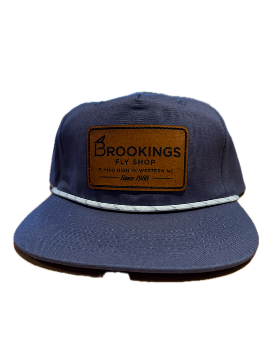 Brookings Leather Fly Shop Patch Rope Hat