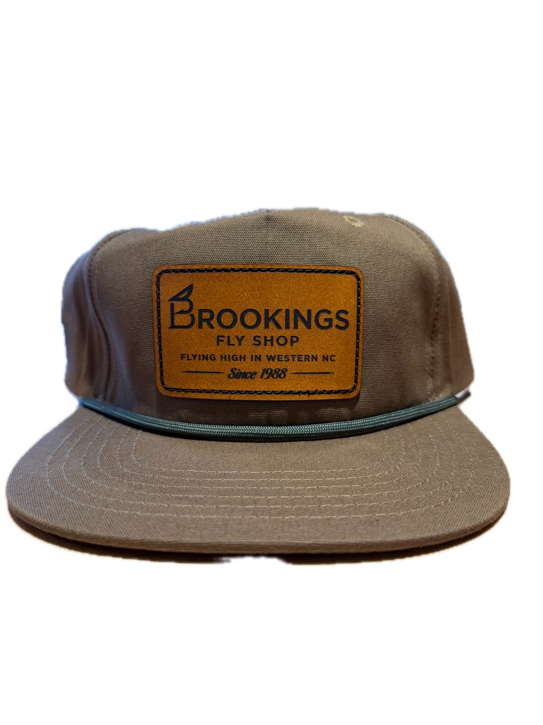 Brookings Leather Fly Shop Patch Rope Hat
