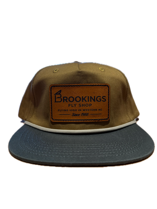 Brookings Leather Fly Shop Patch Rope Hat