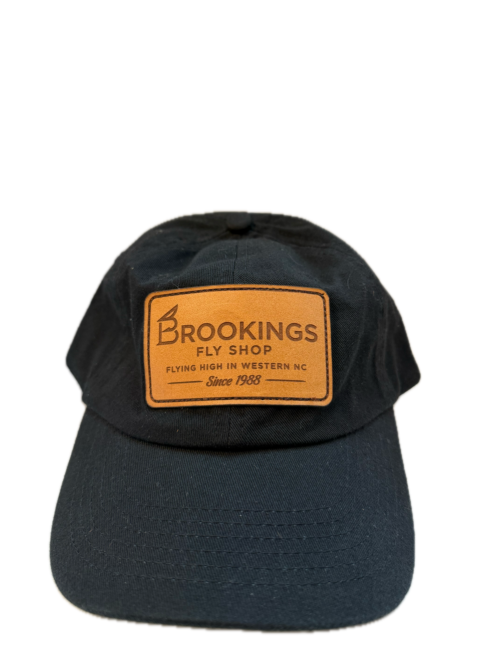 Brookings Leather Fly Shop Patch Dad Hat