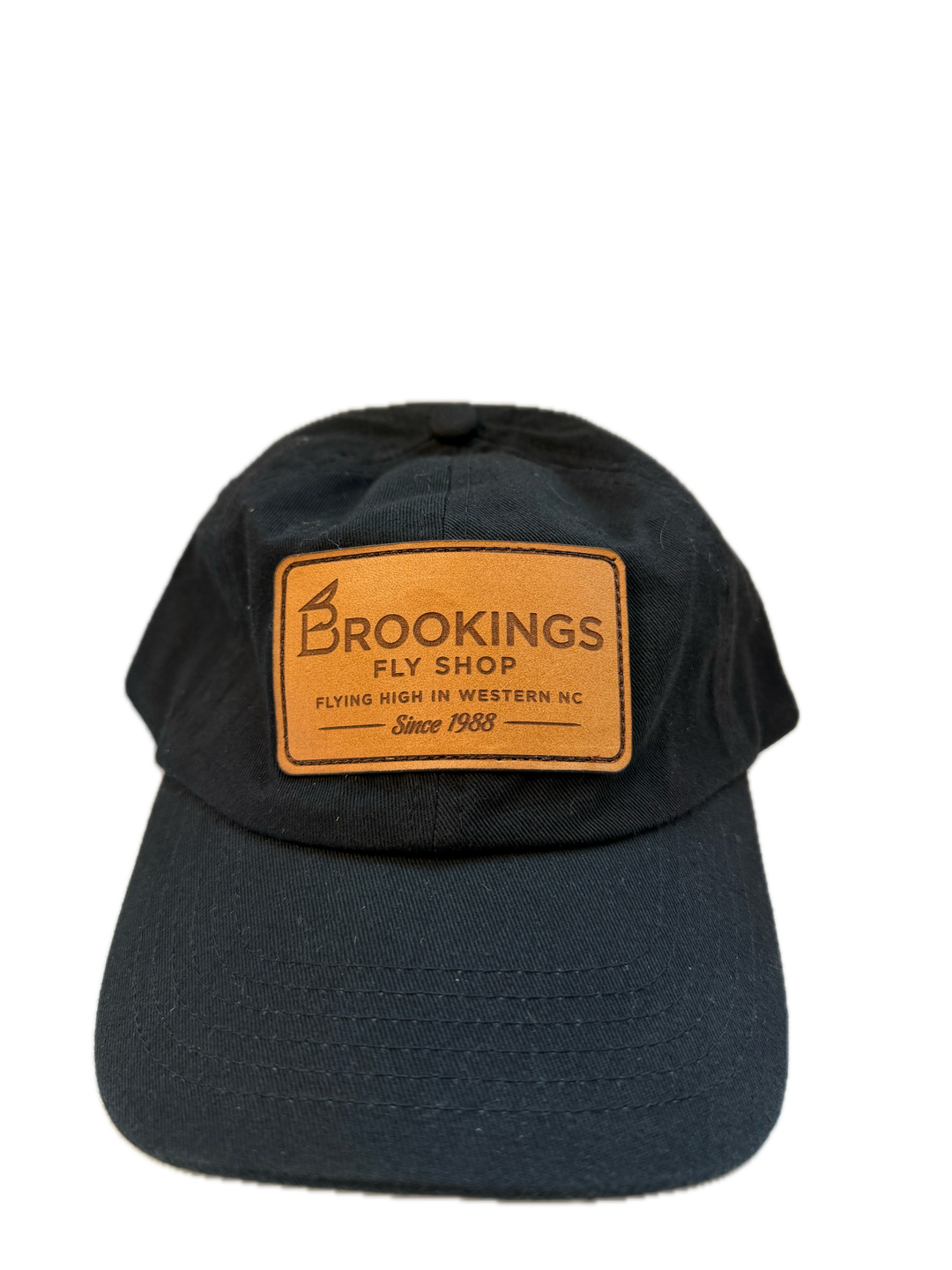 Brookings Leather Fly Shop Patch Dad Hat