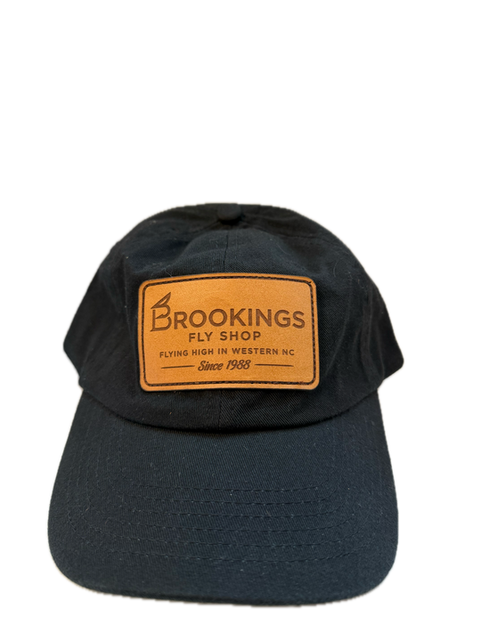 Brookings Leather Fly Shop Patch Dad Hat