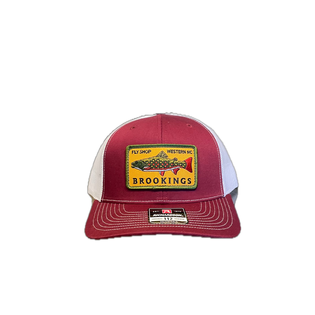 Brookings Yellow Brook Trout Patch Trucker Hat