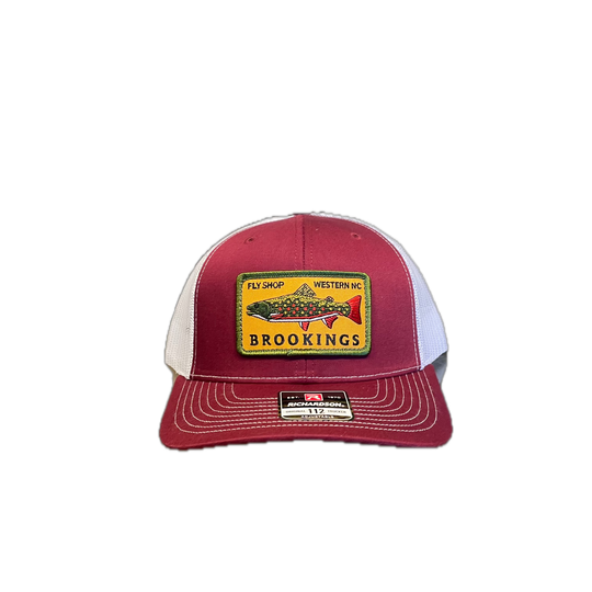 Brookings Yellow Brook Trout Patch Trucker Hat