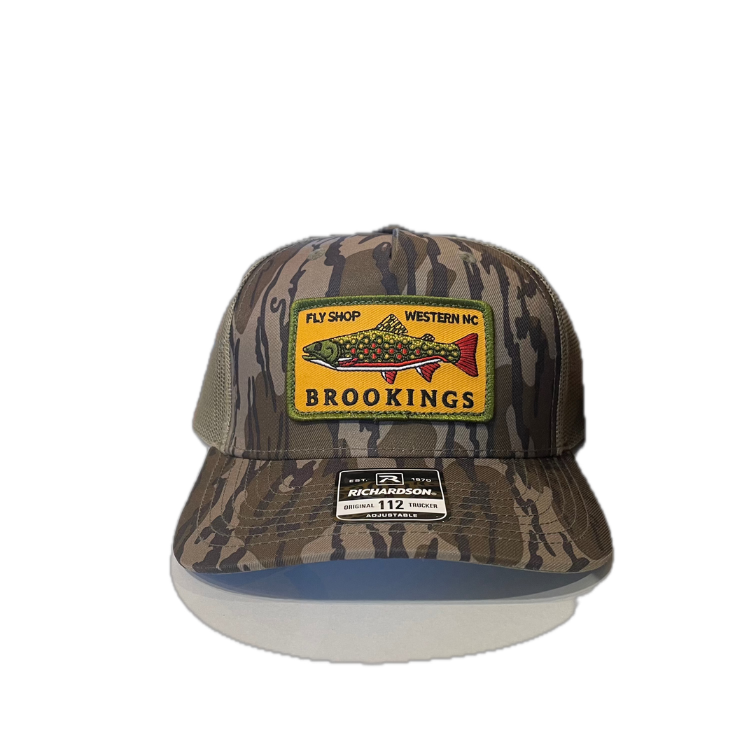 Brookings Yellow Brook Trout Patch Trucker Hat