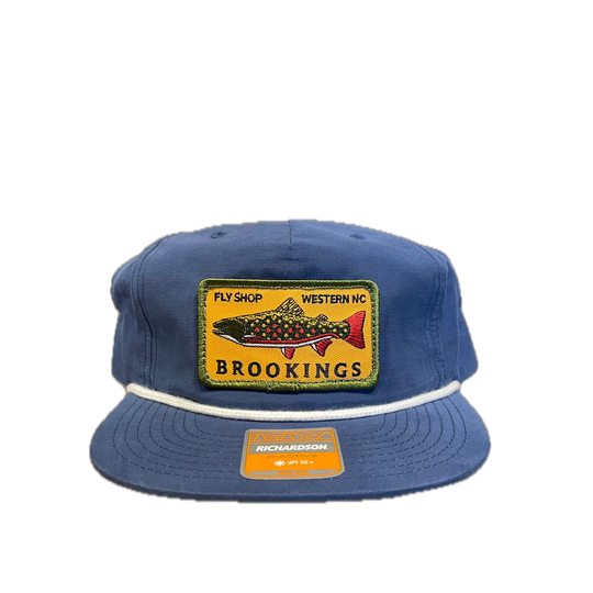 Brookings Brook Trout Logo Rope Hat