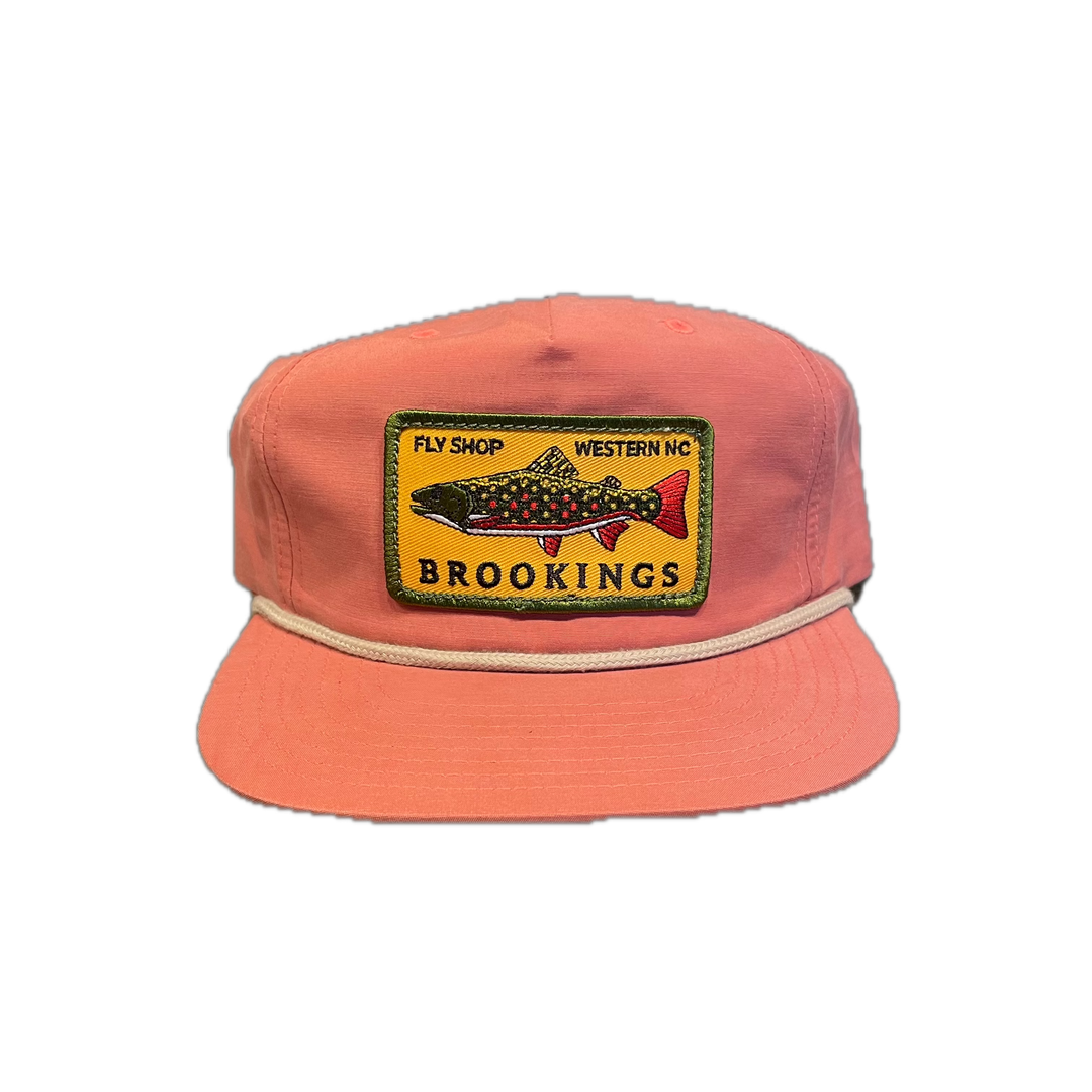 Brookings Brook Trout Logo Rope Hat