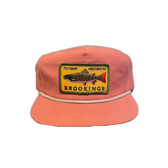 Brookings Brook Trout Logo Rope Hat