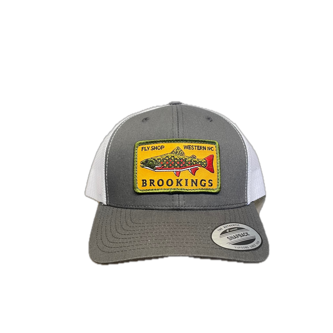 Brookings Yellow Brook Trout Patch Trucker Hat