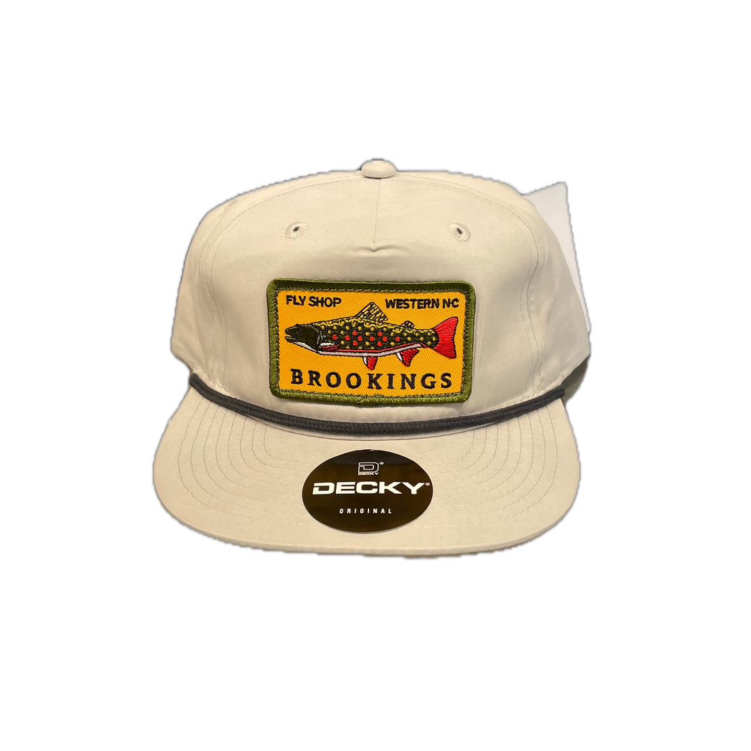 Brookings Brook Trout Logo Rope Hat