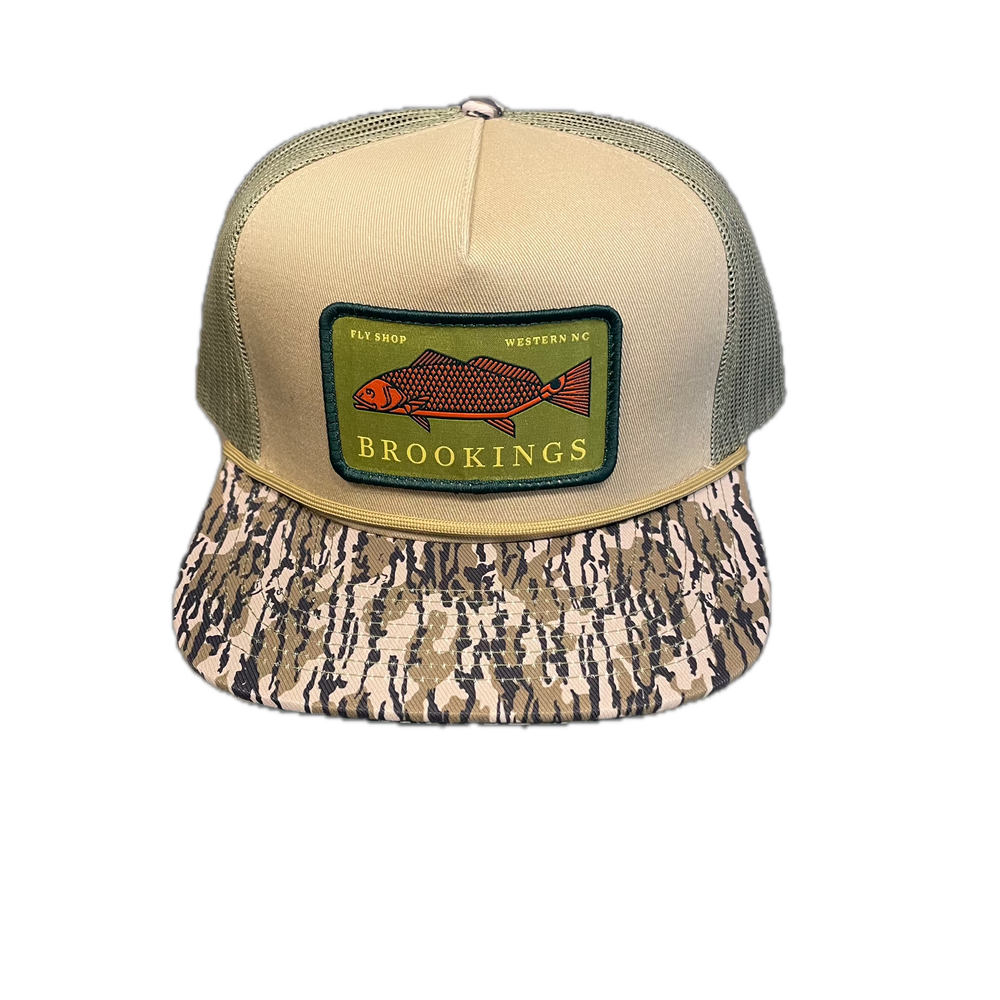 Brookings Redfish Logo Rope Hat