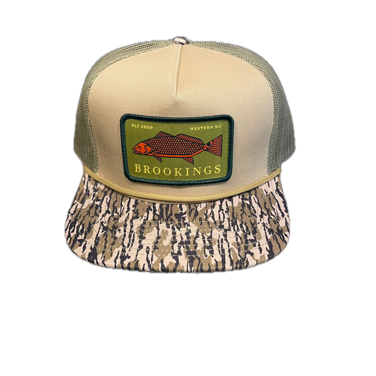 Brookings Redfish Logo Rope Hat
