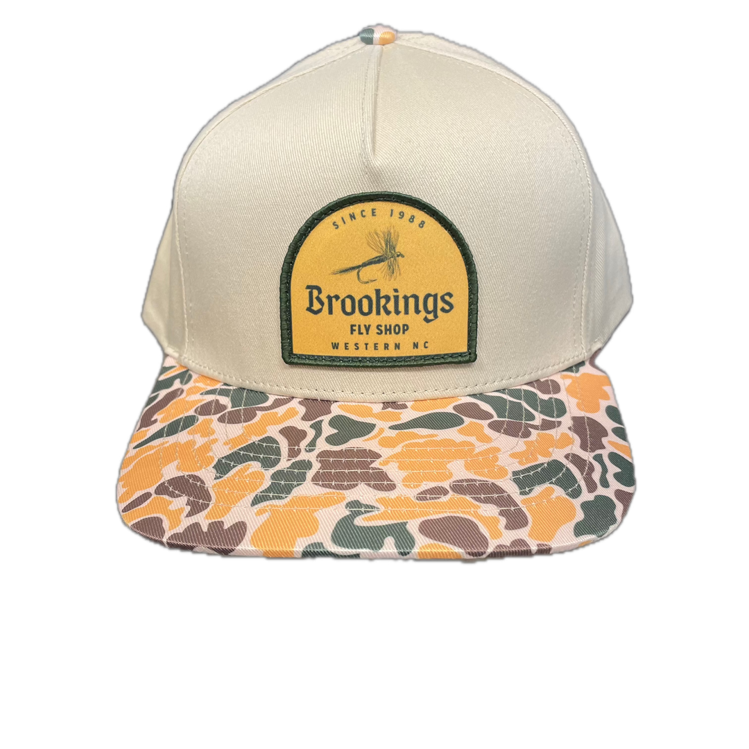 Brookings Yellow Semi Circle Patch Rope Hat
