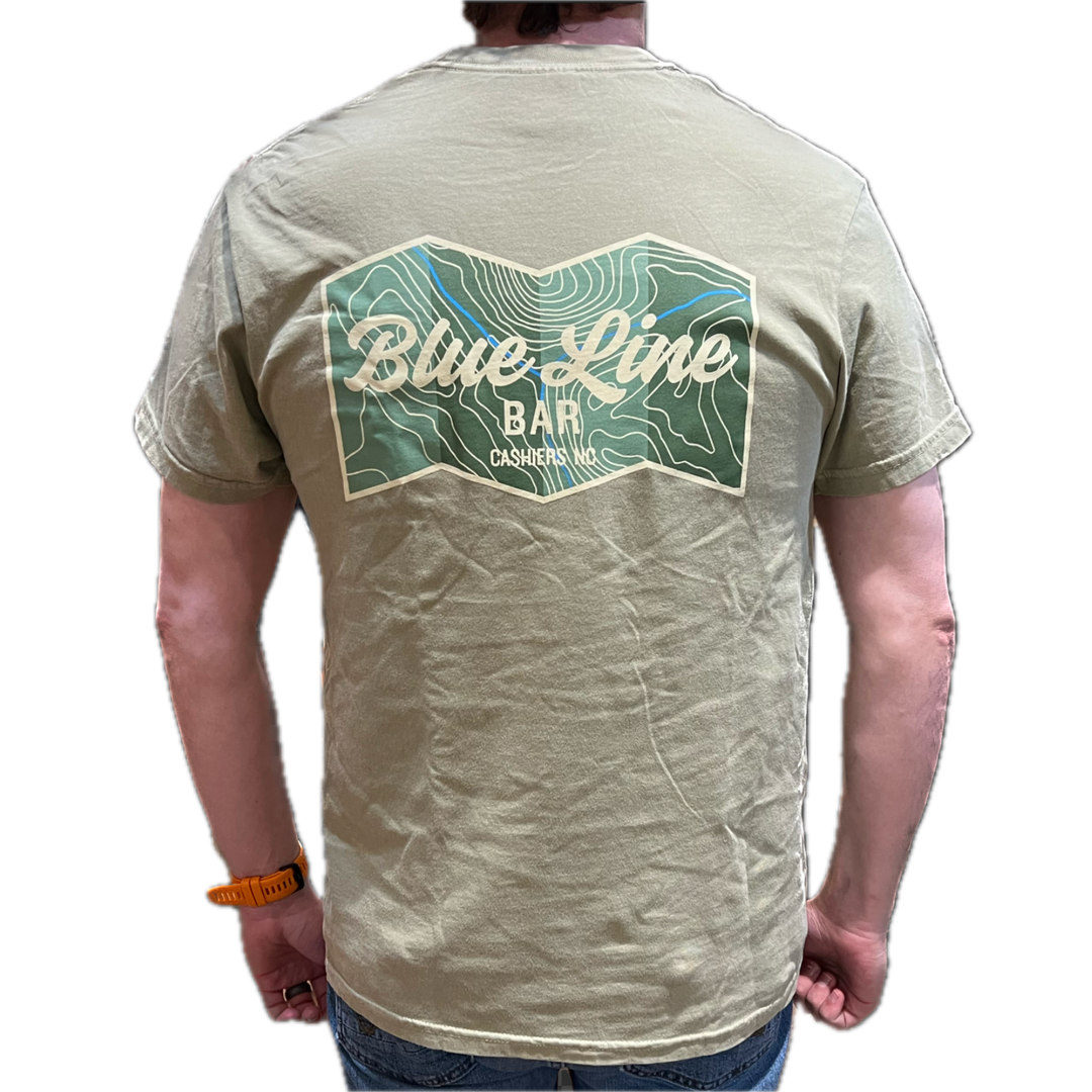 Blue Line Bar Logo T-shirt SS – Brookings Anglers