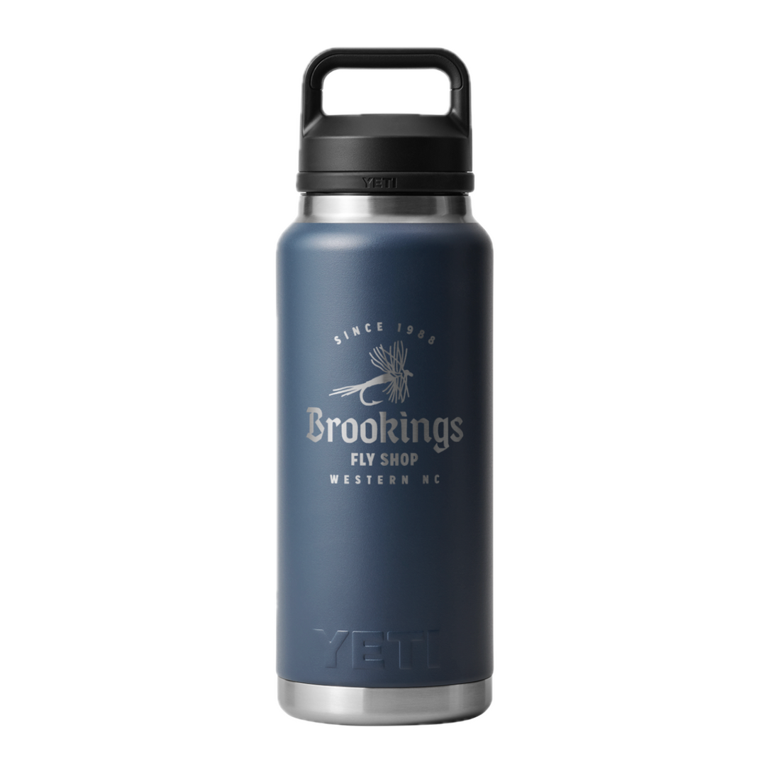 Yeti Rambler Bottle Custom Brookings Dry Fly 36 oz