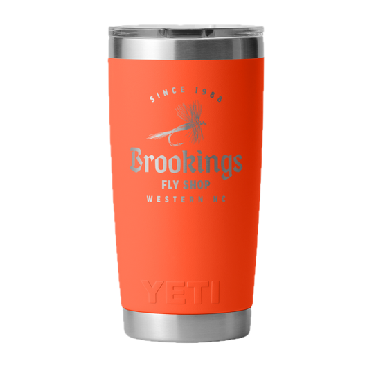 Yeti Rambler Custom Tumbler Brookings Dry Fly 20 oz