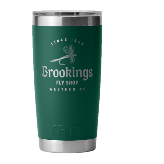 Yeti Rambler Custom Tumbler Brookings Dry Fly 20 oz
