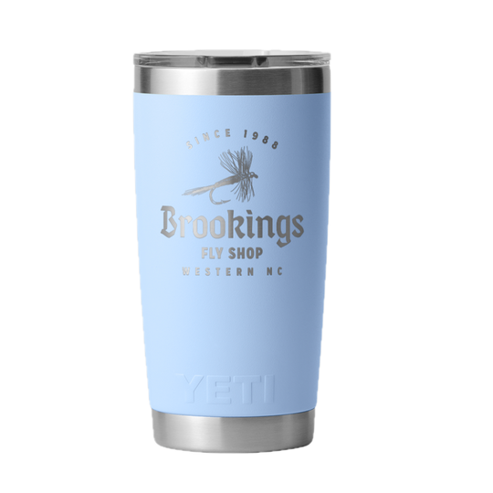 Yeti Rambler Custom Tumbler Brookings Dry Fly 20 oz