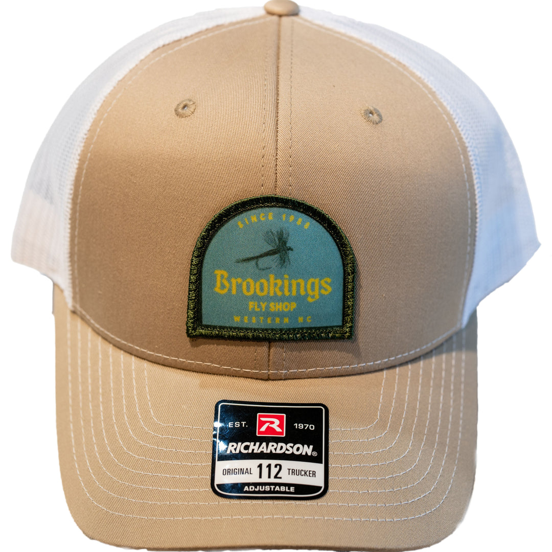 Brookings Green Semi Circle Logo Trucker Hat